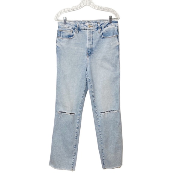 Good American Good Curve Straight Leg Jeans - Picture 2 of 6